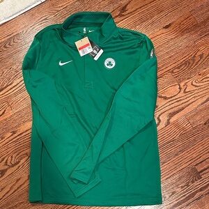 CELTICS - Nike dri-fit quarter zip shirt. NWT
